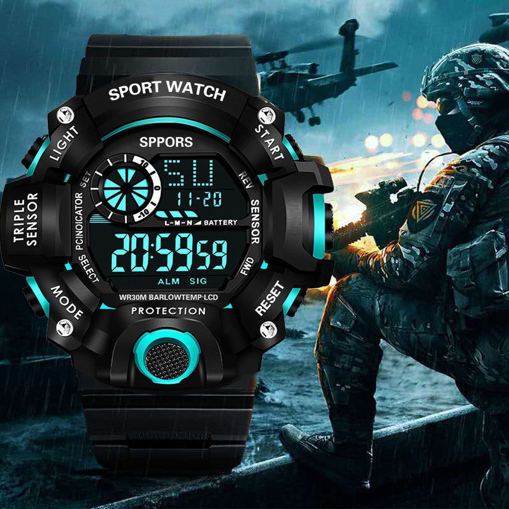 Honhx Special Forces Tactical Watch Multifunctional Sports Watch
