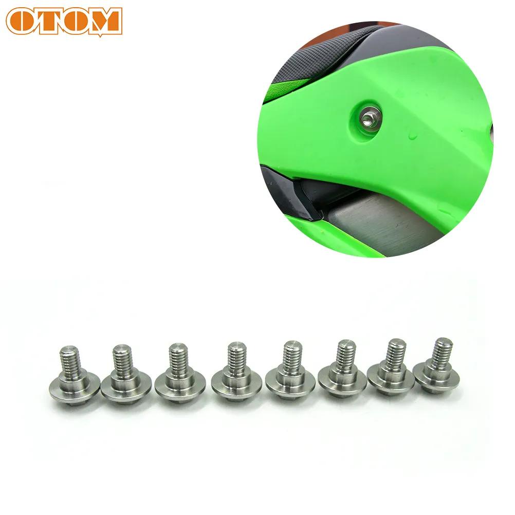 OTOM Motorcycle Shrouds Side Covers Bolt Stainless Steel Rear Guard