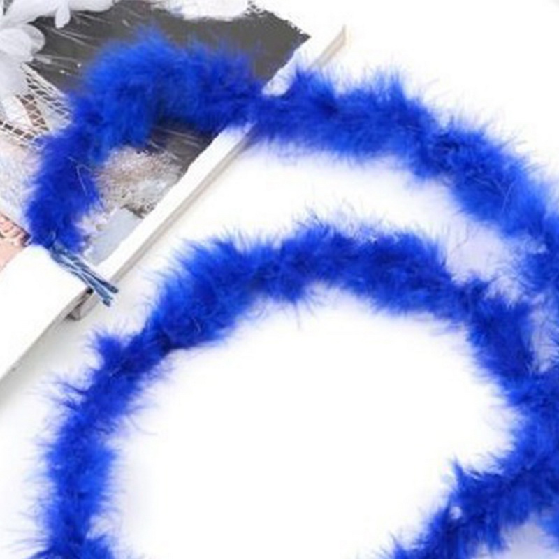 Christmas Tree White Boa Strip Xmas Ribbon Wedding Garland Snow Decor