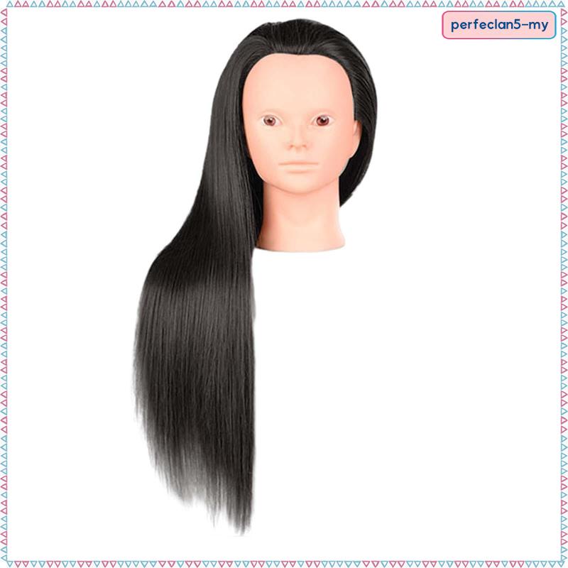 PerfeclanabMY] Hair Mannequin Doll Head, Synthetic Fiber Long Hair