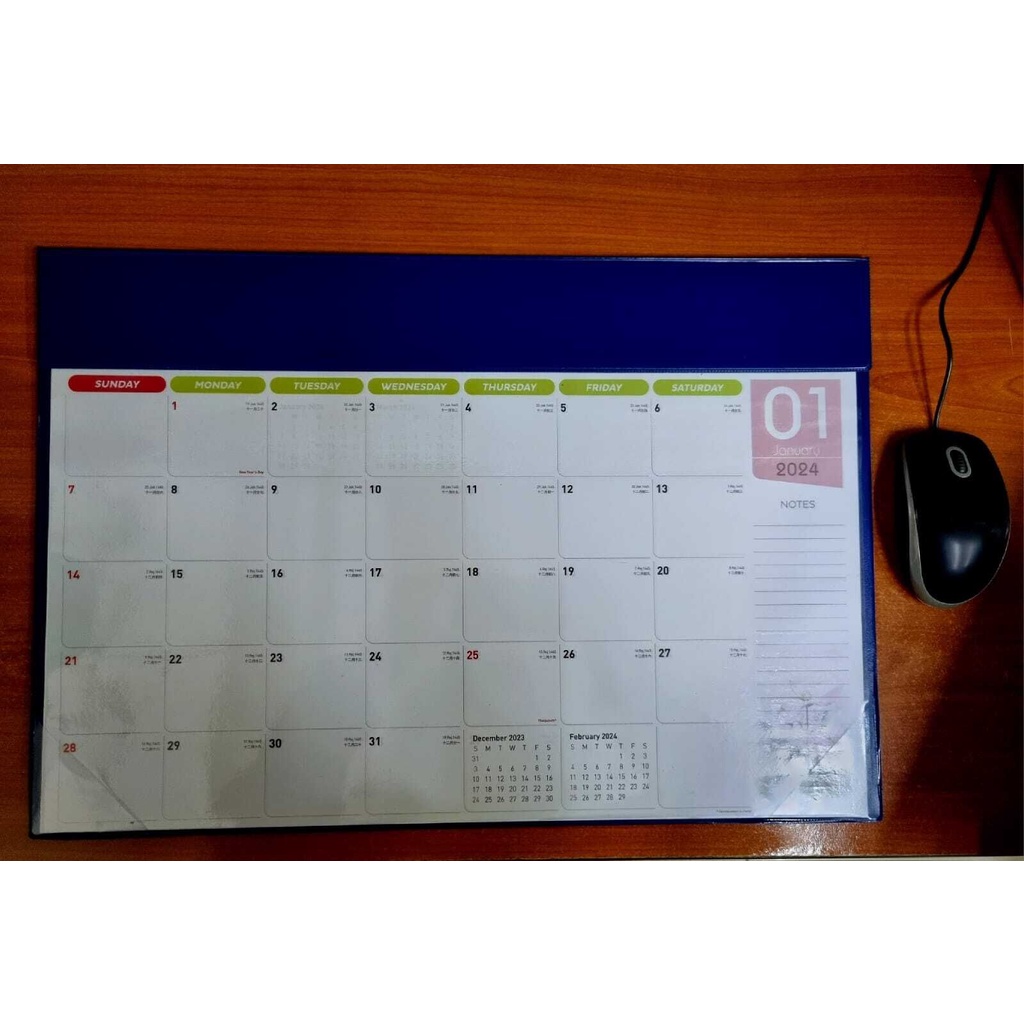 2024 Table Calendar for Office/Work Table Shopee Malaysia