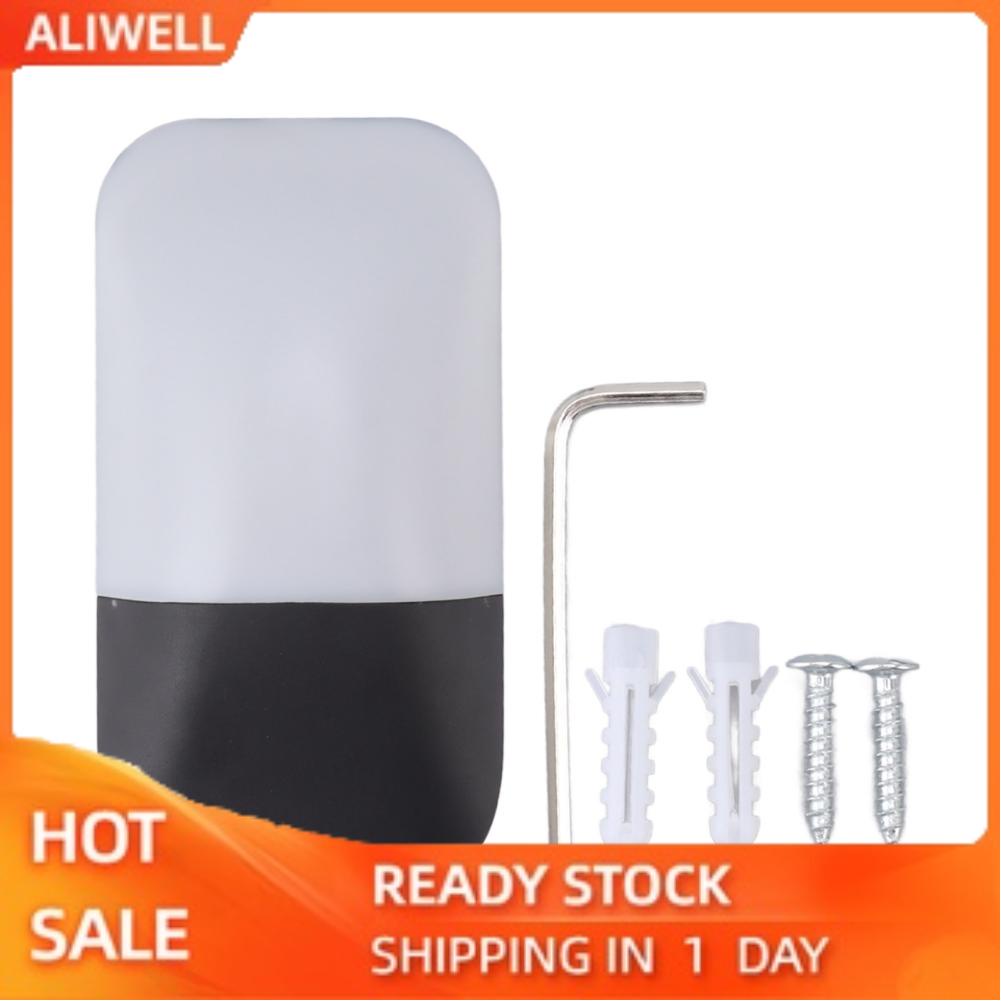 Aliwell RGBW Outdoor Wall Light Voice Control Lights Color Changing IP65 9W Dimmable for Fence