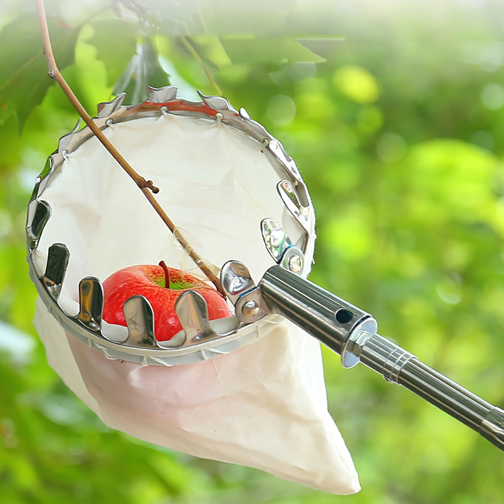 Multi-purpose high-altitude fruit picking racket with cloth bag, super ...