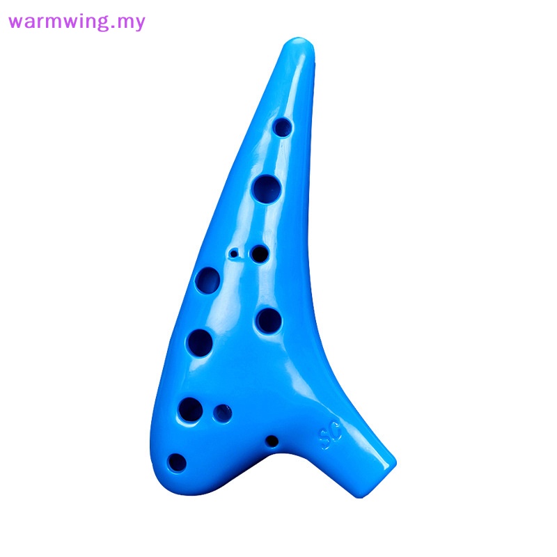 Warmwing Plastic 12 Hole Ocarina Ceramic Alto Of Ocarina Flute Music