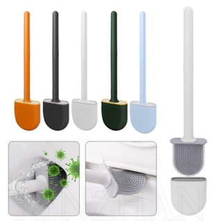 Toilet Brush Holder Set Cherry Shape Standing Lavatory Cleaning Tools  Bathroom