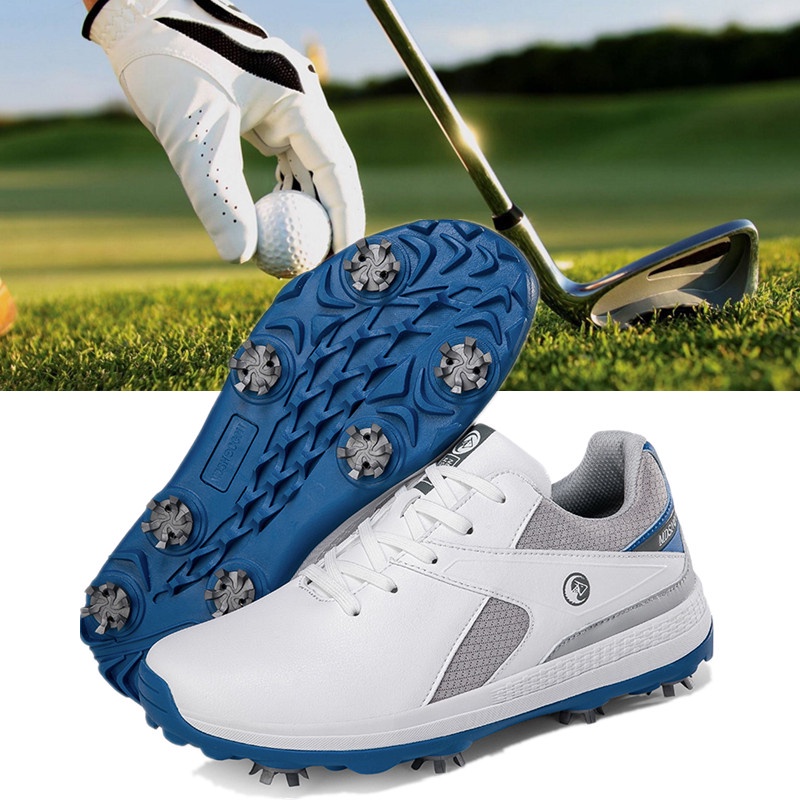 Ready Stock New Style Golf Sneakers Large Size 3947 Spiked Golf Shoes