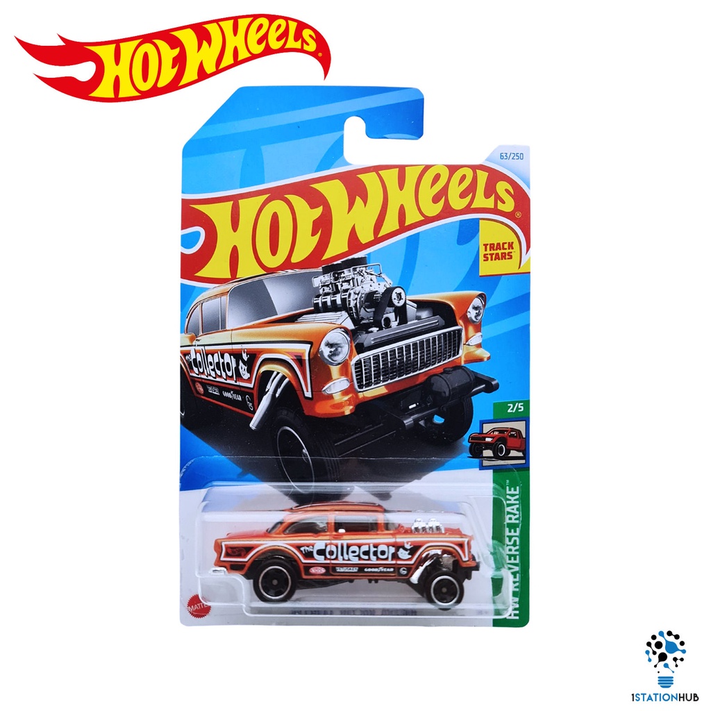 Hot Wheel HW REVERSE RAKE - '55 Chevy Bel Air Gasser | Children Car ...