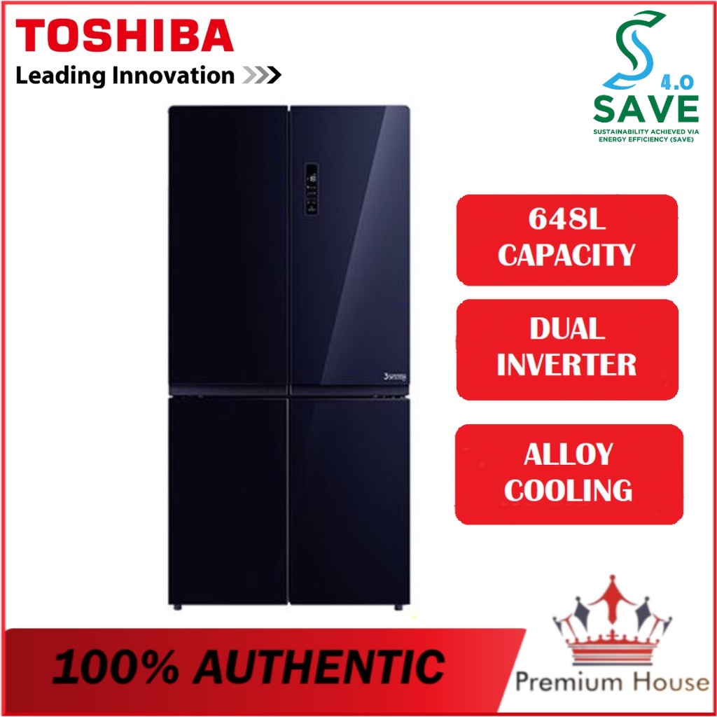 Toshiba 840l deals fridge