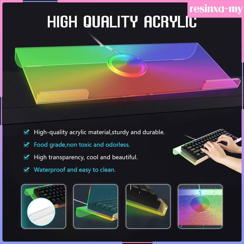 [ResinxaMY] Tilt PC Keyboard Stand Riser Mini Computer Keyboard Stand