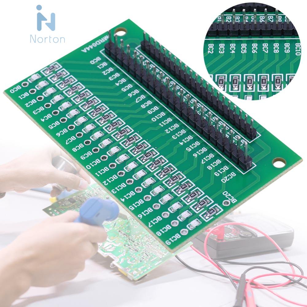 BMS 20S Lithium Battery Tester Board LED Indicator Detection Wiring