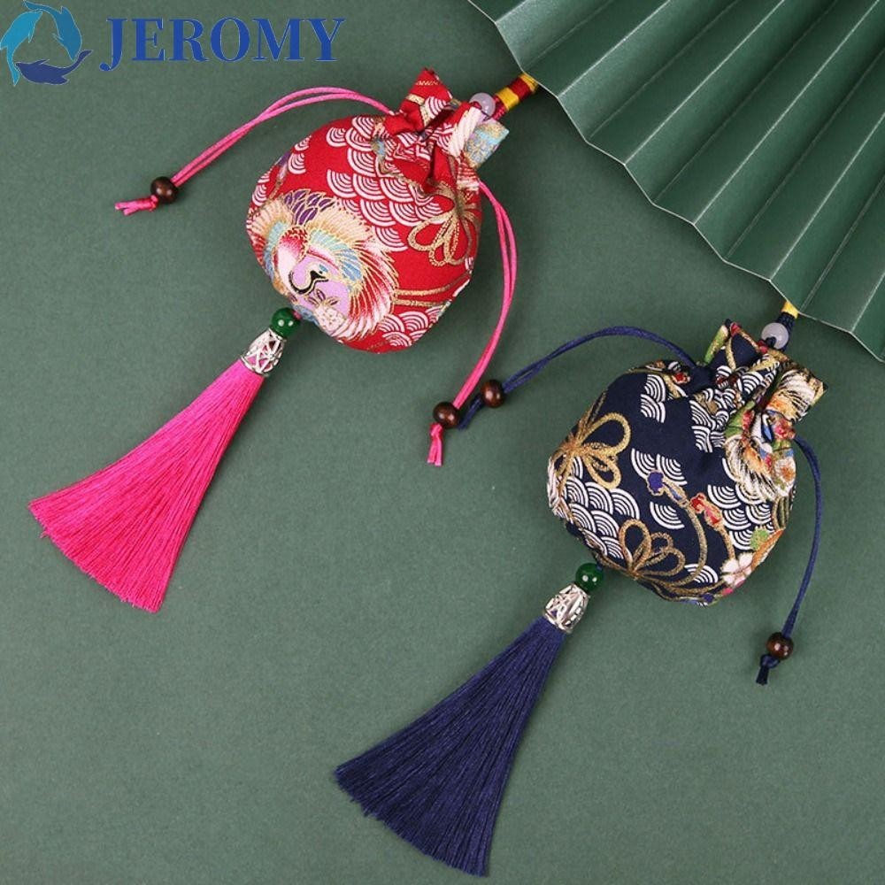 JEROMY Cloth Sachet, Small Pouch Printing Chinese Style Sachet, Fashion