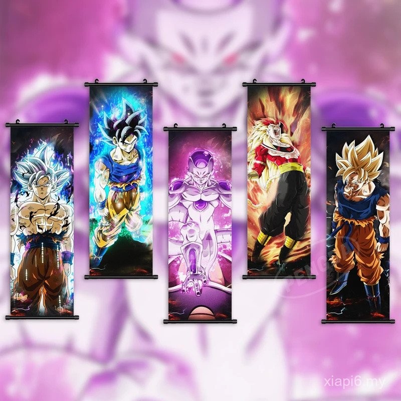 Canvas Print Animes Paintings Dragon Ball Poster Wall Goku Art Super ...