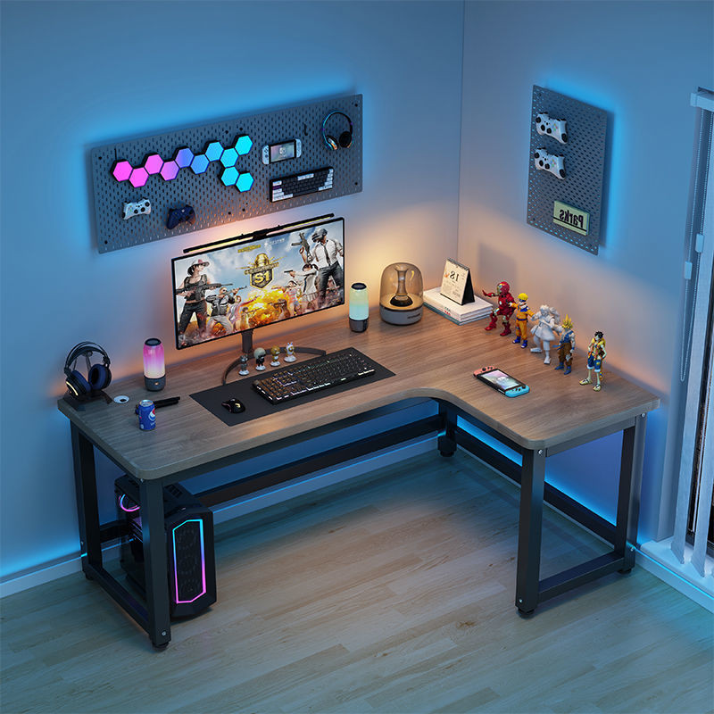 Corner Computer Desk Desktop Multifunctional Double Competition Table ...
