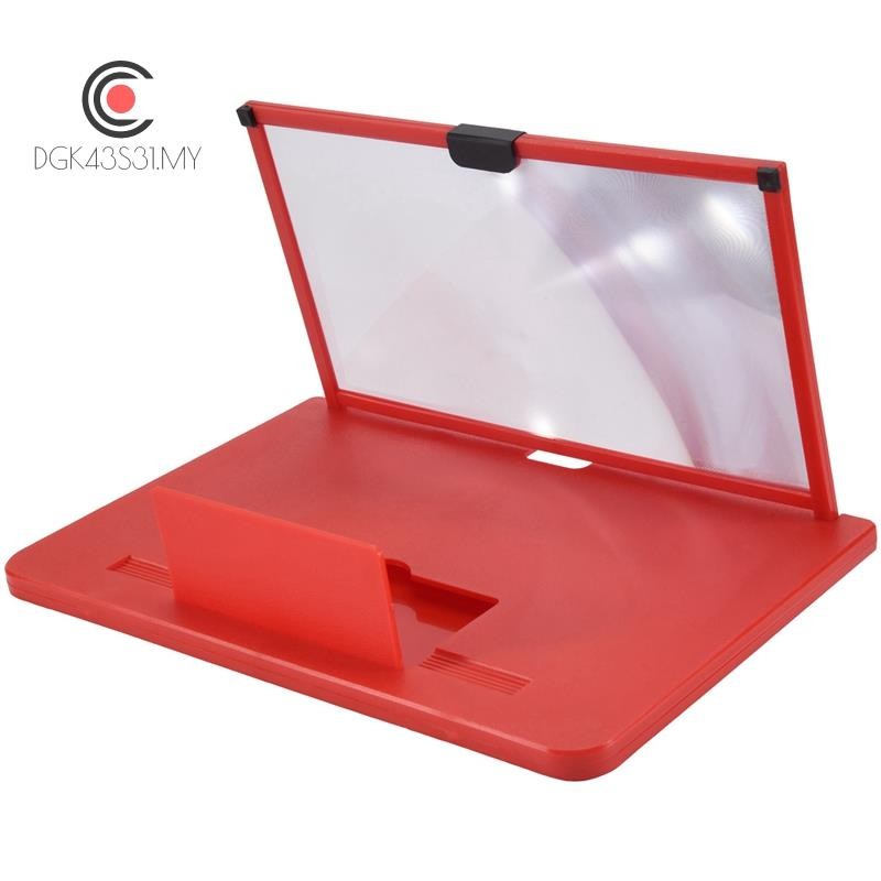 Yahewer 18 Inch 3D HD Mobile Phone Screen Magnifier - Foldable Desktop Movie Viewer & Phone Stand