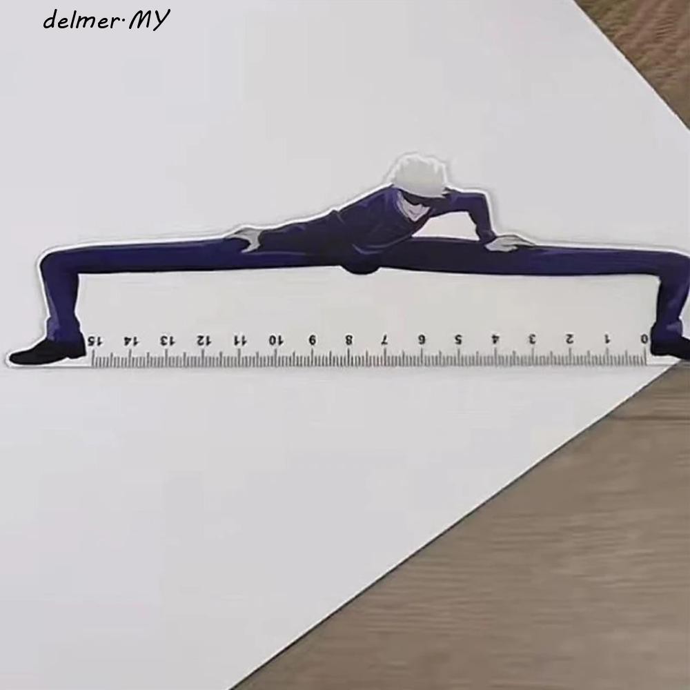 DELMER Gojo Transparent Ruler, 15cm Animation Peripheral Jujutsu Kaisen ...