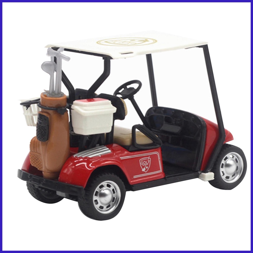 Pullback Cart Model Diecast Metal Golf Cart Models Pullback Action Cart