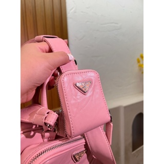 New Prada Argilla Gray Saffiano Lux Leather Large Satchel Handbag 1BA228 