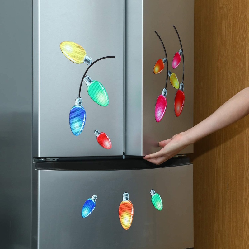 Self-adhesive Vinyl Fridge Stickers Full Cover Black Flower Leaves ...
