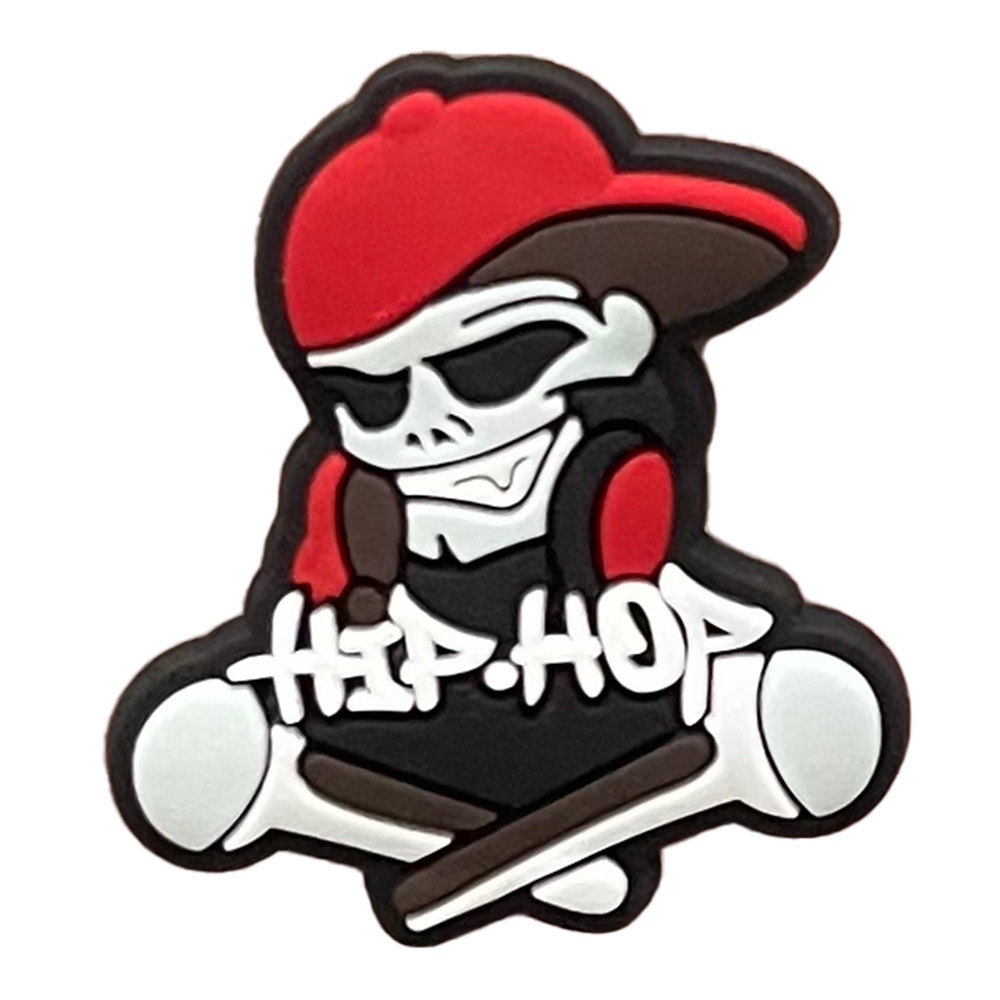 【Ready Stock】New Funny Cartoon HipHop Theme Shoe Charms Jibbitz For
