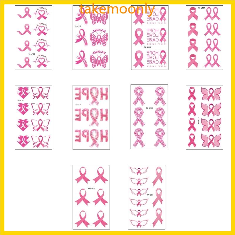 TAK Hope Ribbon Stickers Decals Pink Ribbon Stickers Breast Cancers