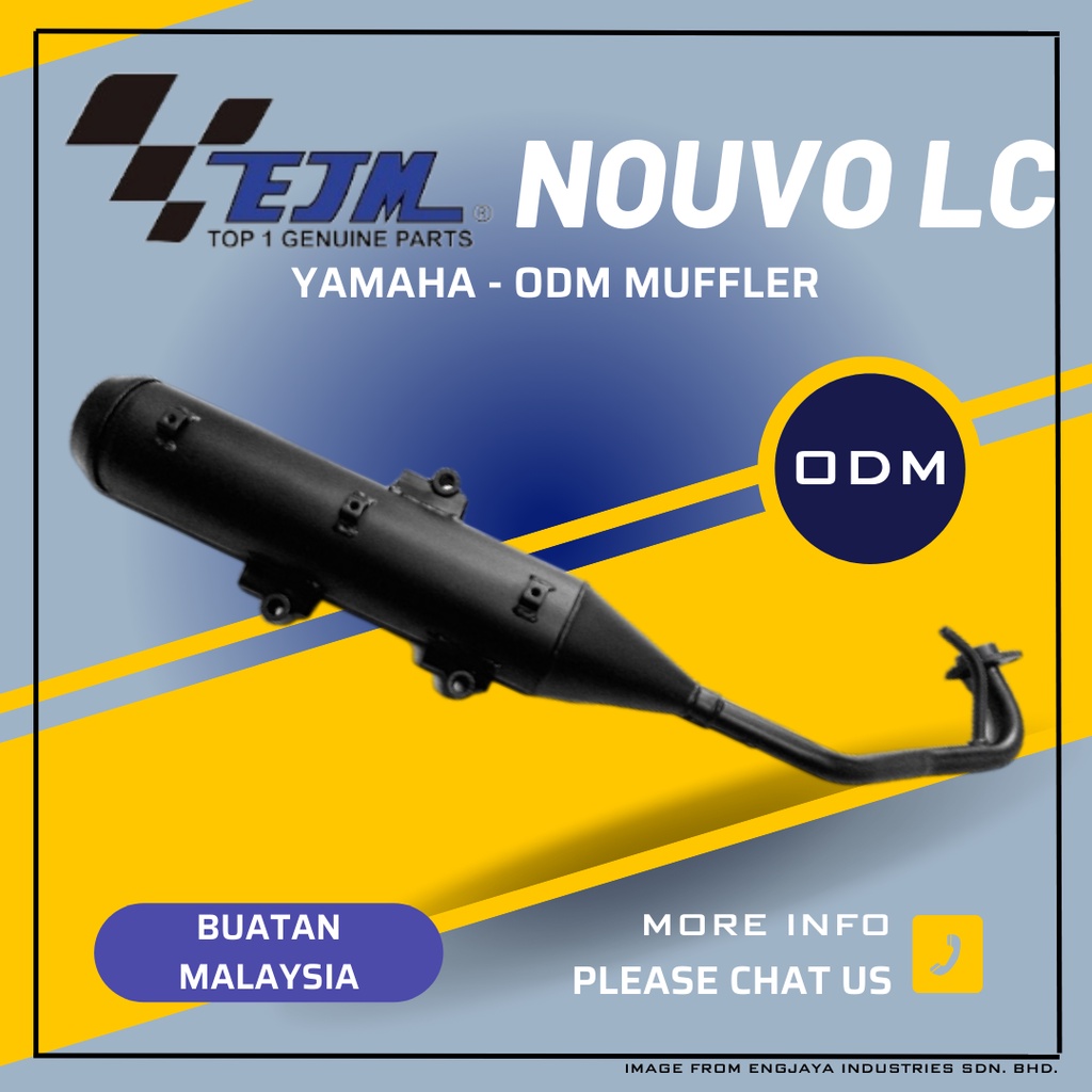 100 EJM YAMAHA NOUVO LC STD EXHAUST PIPE COMP ASSY NOUVOLC EX PIPE