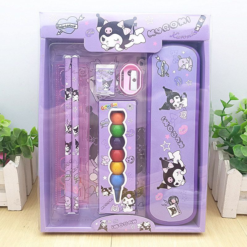 Sanrio Stationery Set Birthday Gift Kuromi Melody Pencil School
