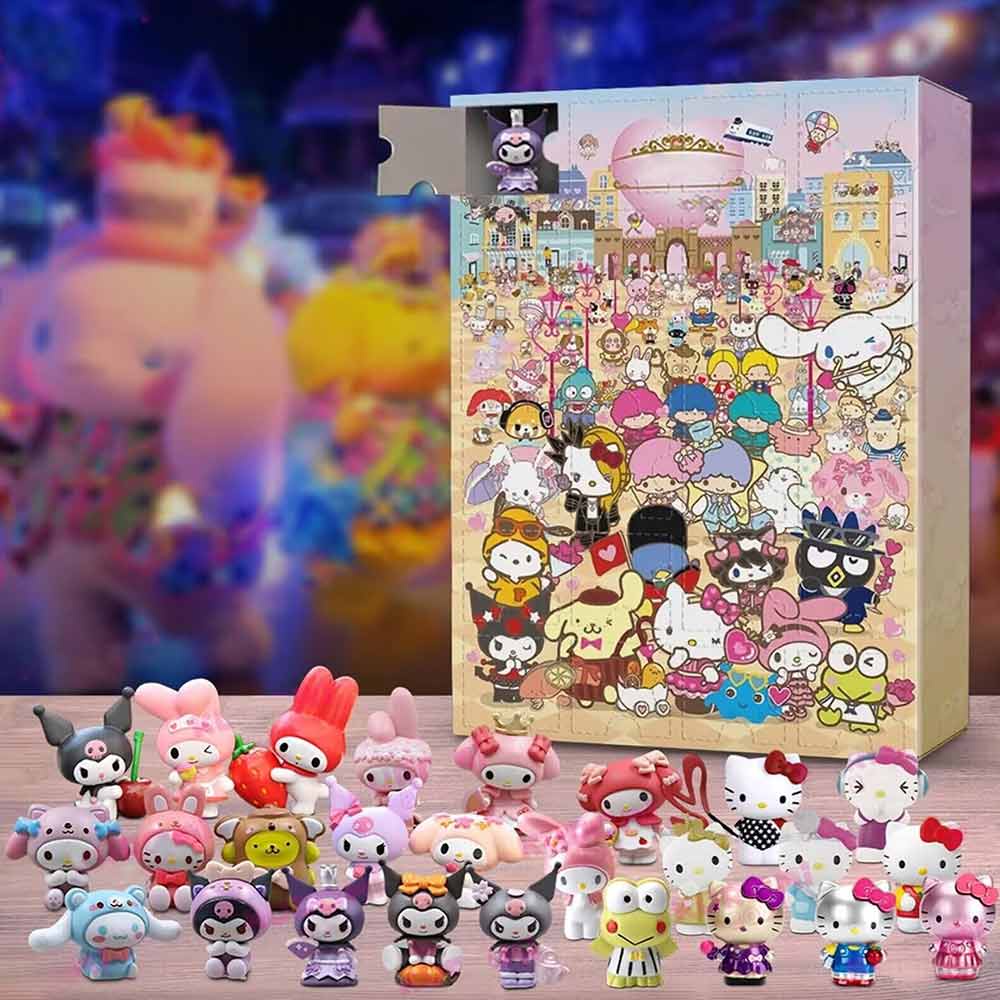 Christmas Sanrio 24 Days Advent Calendar Toy Box Hello Kitty