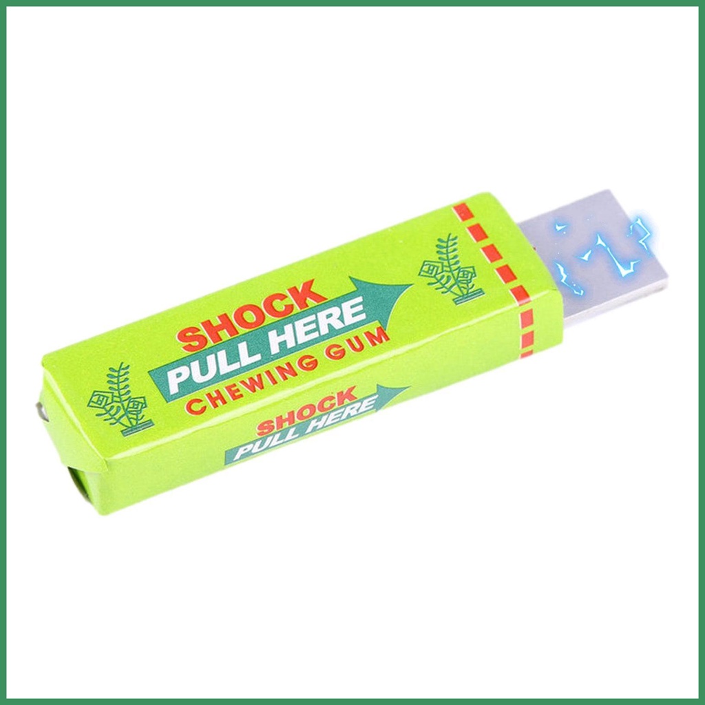 Funny Shock Joke Electric Chewing Gum Prank Tricky Toys Safety Pull