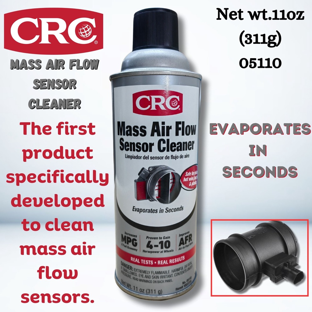 Price For Unit Crc Mass Air Flow Sensor Cleaner Spray Net Wt Oz G Net Wt Oz