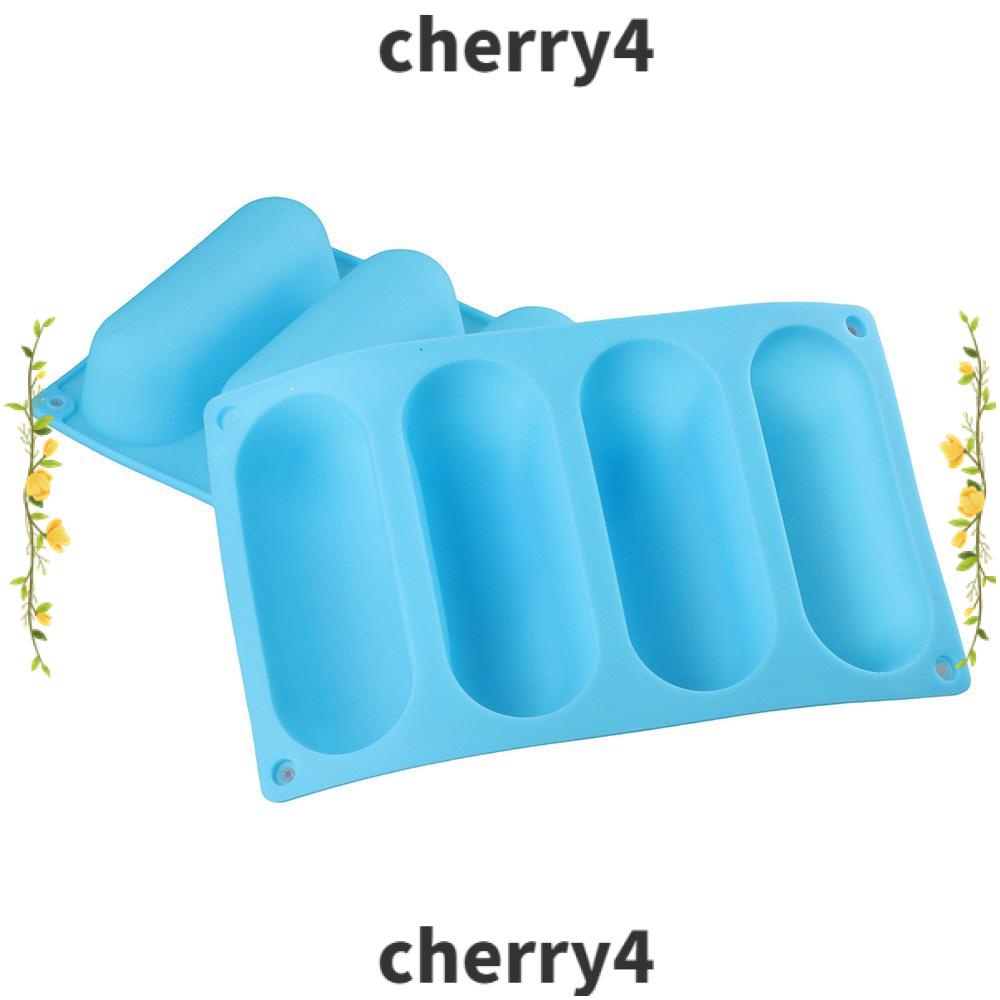 CHERRY 2 Pack Silicone Hot Dog Bun Molds, 2 Pack Silicone Hot Dog Bun