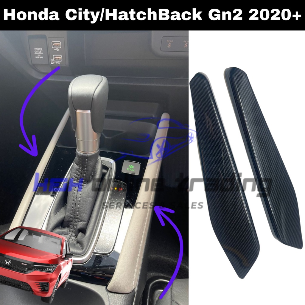 Honda City Gn2/Hatch Back 20202023 Carbon Trim Gear Panel Side