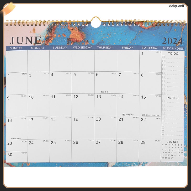 English Calendar Advent 2024 Schedule Desk Calendars Daily Use Wall