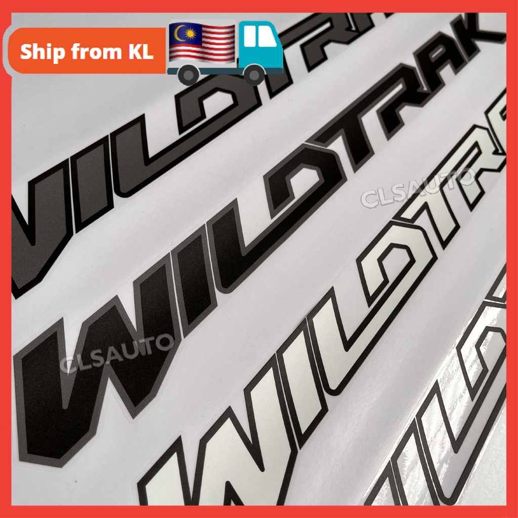 Wildtrak Sticker Ranger Raptor Side Rear Left Right Door Trunk ...