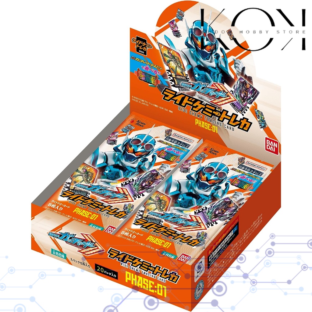 Bandai Kamen Rider Gotchard DX Ride Chemy Trading Card PHASE 01 假面骑士歌查德 ...