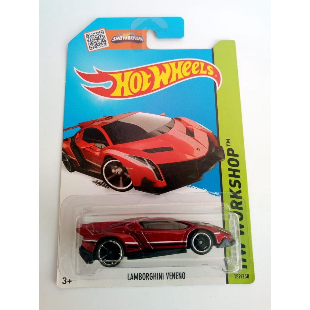 Hot Wheels Lamborghini Veneno Red Shopee Malaysia 