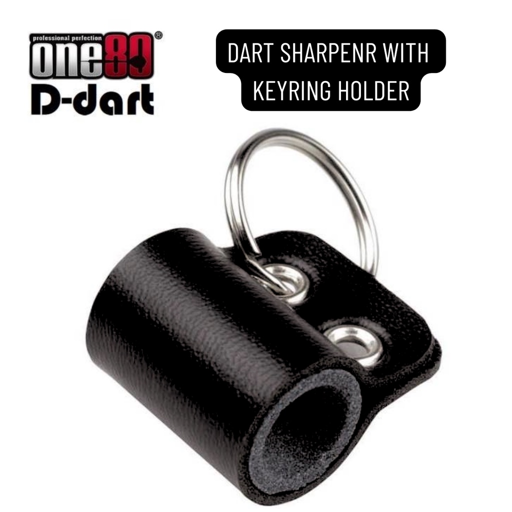 ONE80 Dart Sharpener Dart Sharpener with Key ring Holder (Batu Asah