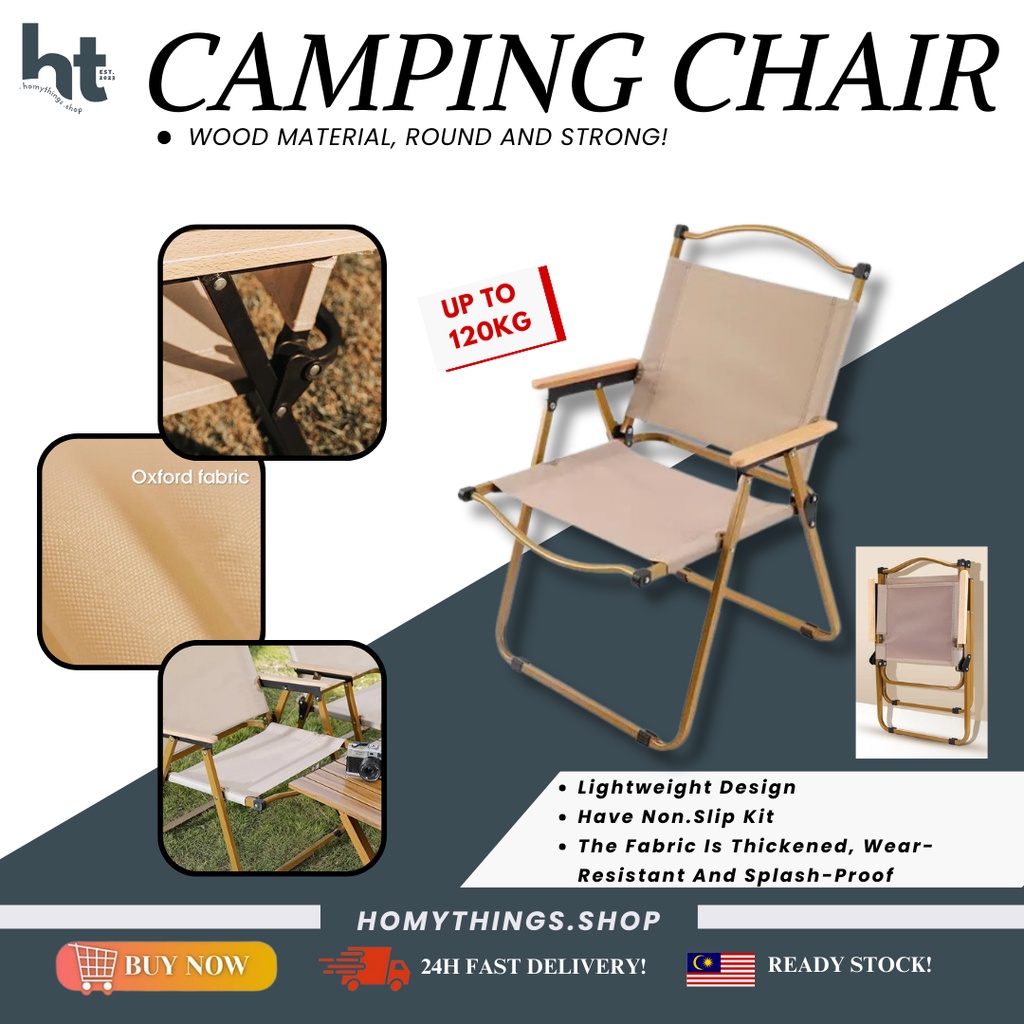 HOMYT.SHOP Portable Folding Camping Chair Folding Chair Indoor And Outdoor Use Fishing Chair Kerusi Healing SO2002