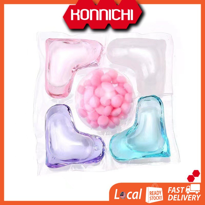 50pcs 5 IN 1 Candy Fragrance Laundry Gel Beads Magic Perfume Detergent