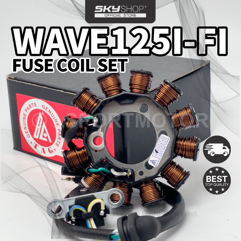 HONDA WAVE125IFI / WAVE125IV2 FUSE COIL SET STARTER ASSY COIL