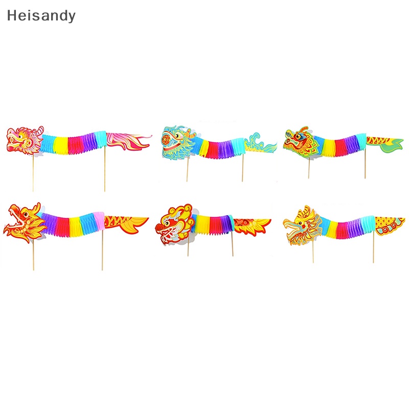 [Hei] 3D Chinese New Year Dragon Garland Art Crafts Hanging Handmade