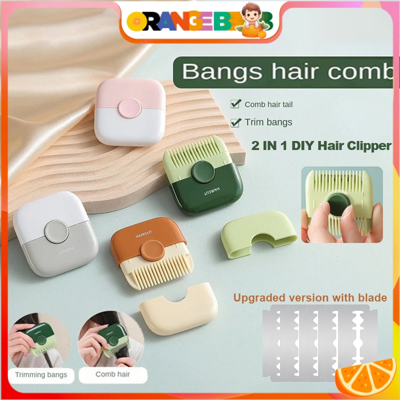 🍊BB Babay Hair Bangs Trimmer Comb baby Hair Cut Clipper Cutter Pencukur