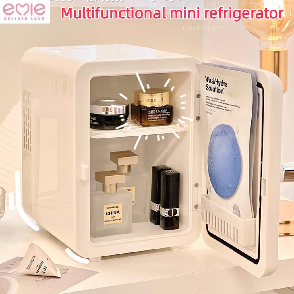 Emie Mini Refrigerator Household Car fridge 4L Small cooling box ...