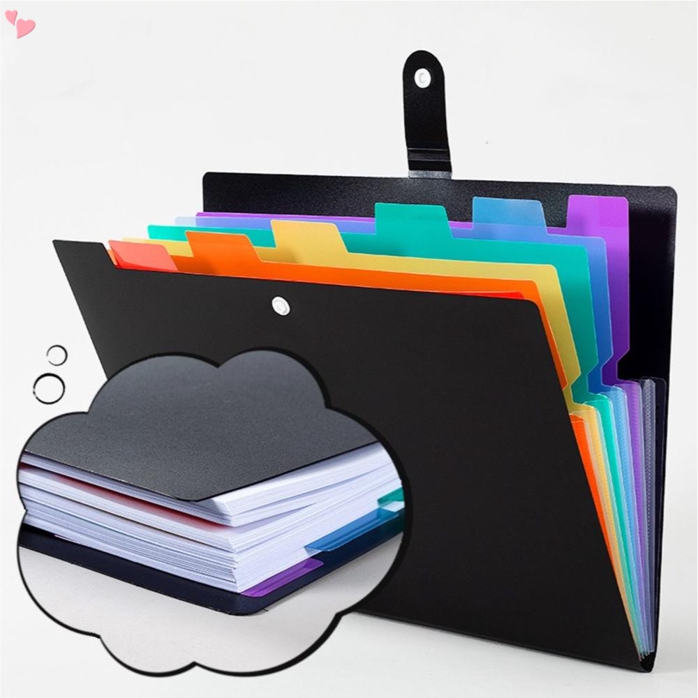 Accordion File Folder Organizer, 7 Pockets Expanding File Folder, A4 ...