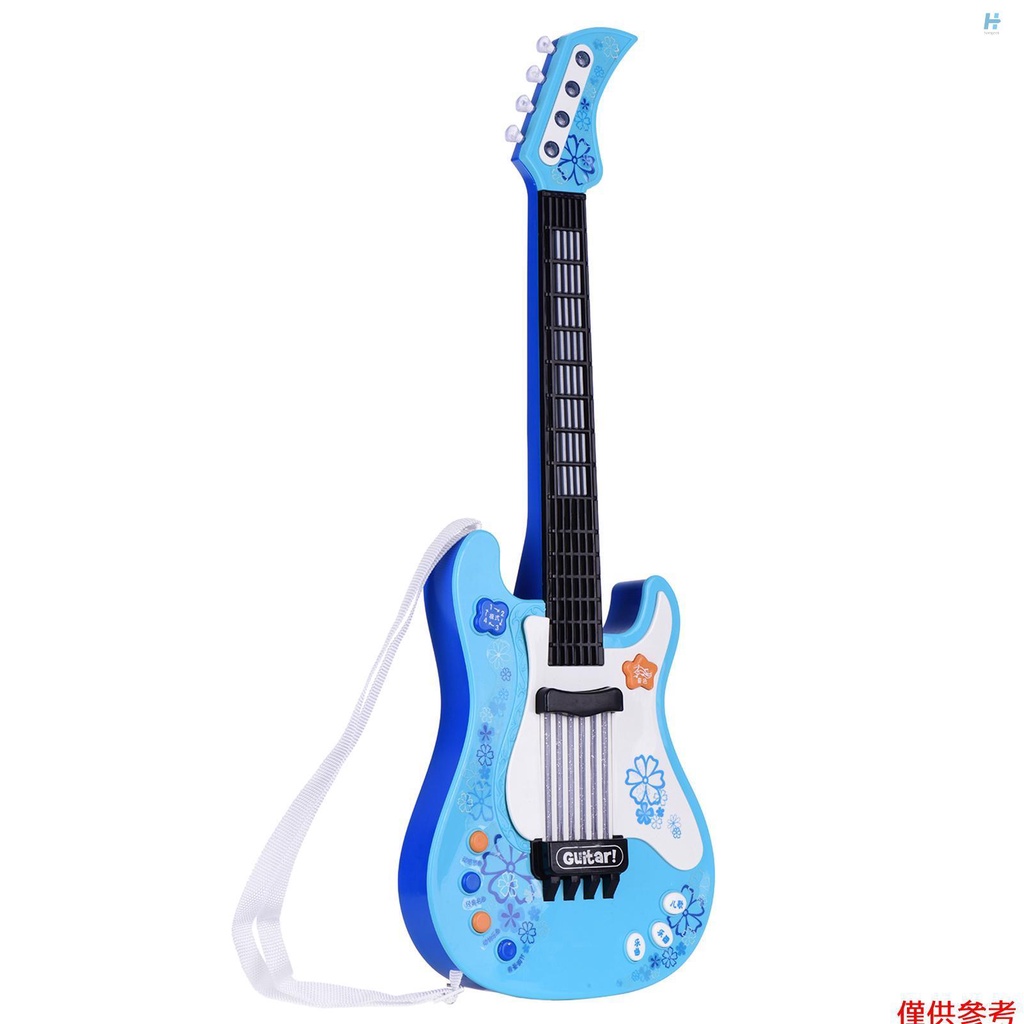 HGM Kids Little Guitar with Rhythm Lights and Sounds Fun Educational ...