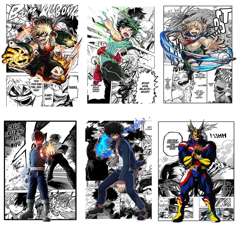 BCF Anime MY Hero Academia Room Poster Wallpaper | Shopee Malaysia
