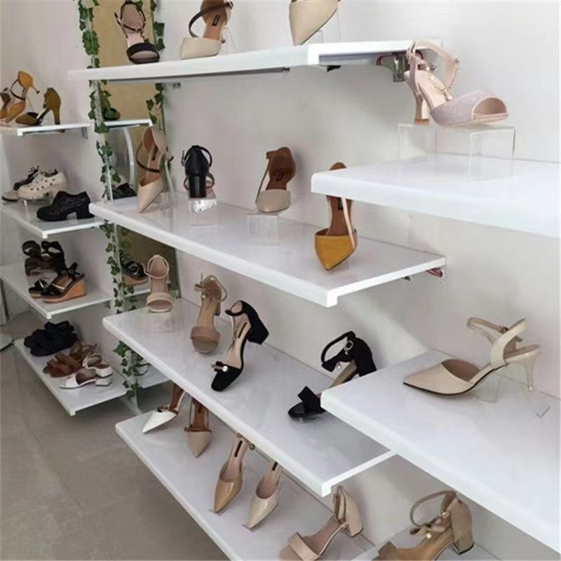 Wall-mounted Shoe Rack Shoe Store Shoe Rack Wall-Mounted Shoe Bag ...