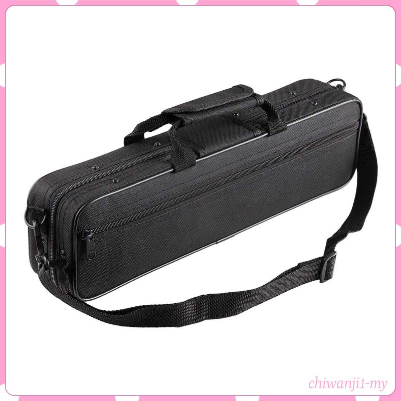 [ChiwanjicdMY] Flute Carry Gig Bag, Flute Case Cover Shoulder Strap