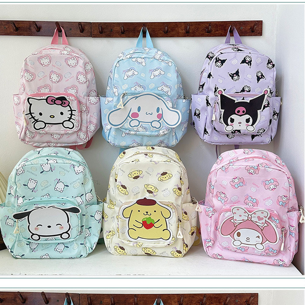 Sanrio School Bag Cute Cartoon For Kids School Bag Cartoon Kuromi ...