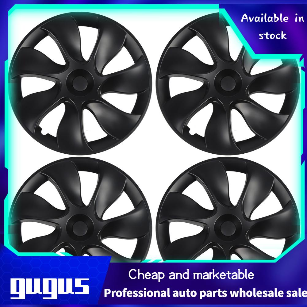 4pcs Hubcaps Matte Black Wheel Cover Hubcap Replacement For
