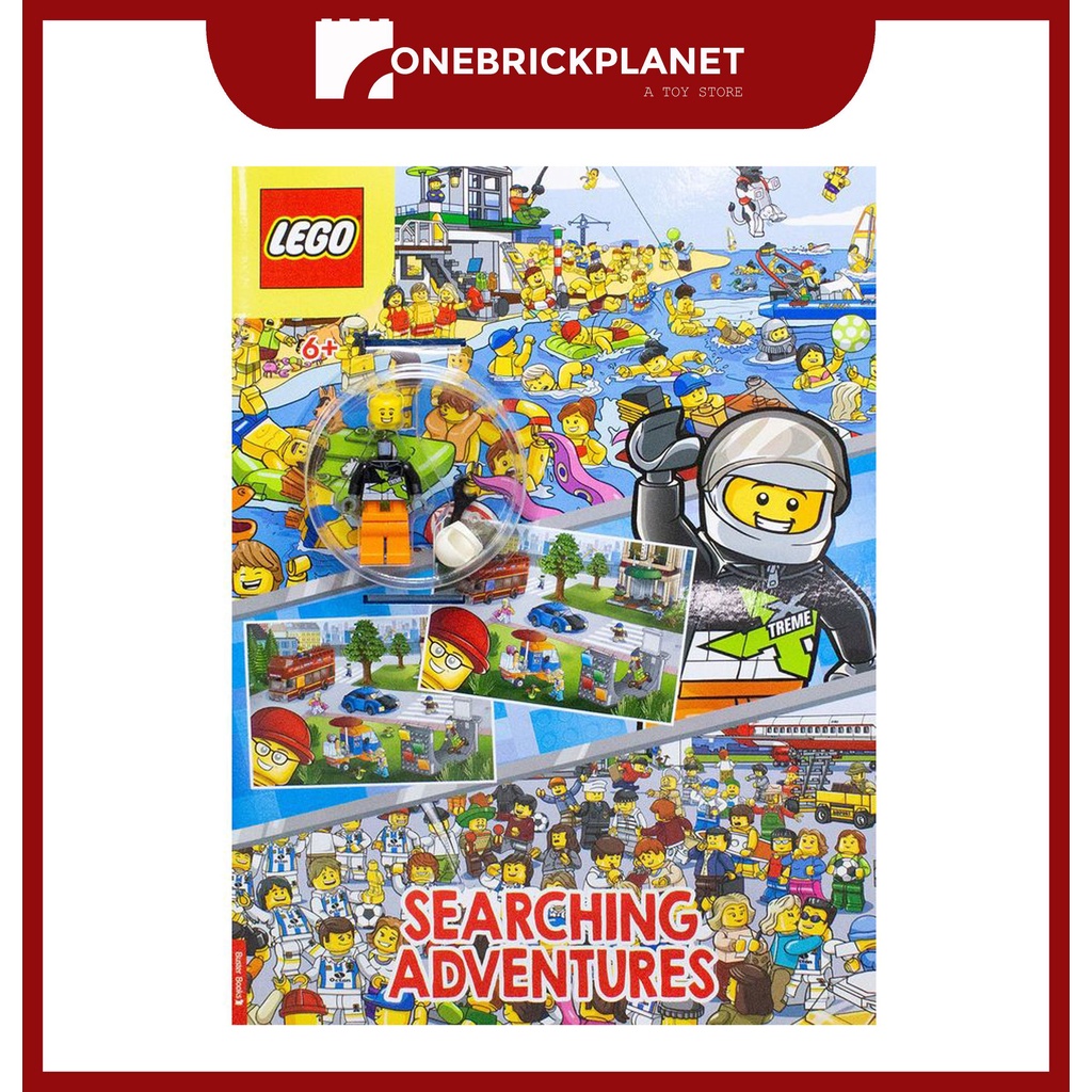 LEGO Activity Book Searching Adventures (with minifigure) Shopee